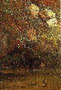 Ferns_and_Rocks_on_an_Embankment Albert Bierstadt